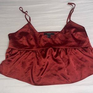 Burnt red/orange shirt